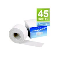 MSP sportTape, Tapeverband, 3,8 cm x 10 m, 45 Rollen,...