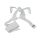 Behrend suspensor, detachable bag, white, washable, 1-12