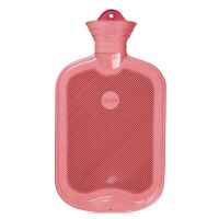 Sänger rubber hot water bottle, smooth + slats, 2 liter, diff. Colors