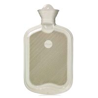 Sänger rubber hot water bottle, smooth + slats, 2 liter, diff. Colors