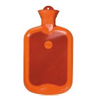 Sänger rubber hot water bottle, smooth + slats, 2 liter, diff. Colors