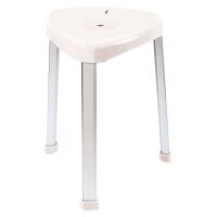 Careline AQUASAFE corner shower seat, height adjustable, 35x35cm