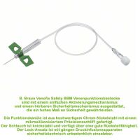 B. Braun Venofix Safety BBM Winged IV Needle Sets, diff. Sizes