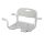 Behrend bath seat, hygienic cutout, adjustable, special / -plus