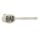Behrend Wooden bath brush, oval, removable handle, natural bristles