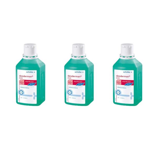 SchÃ¼lke DesdermanÂ® Hand Disinfectants Set, Norovirus, 3x 1000 ml