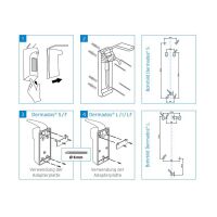 Ecolab Disinfectant Dispenser Dermados S 500 ml / L 1000 ml