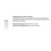 Ecolab Wall Mount For 500 ml Bottle With Dosing Pump, 1 pc