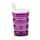 Behrend drinking cup, unbreakable, leakproof, grooves, 200ml, colors