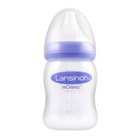 Lansinoh wide-mouth bottle, NaturalWave™ teat, BPA free, sizes