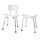Behrend rectangular shower seat, height 34-44cm, with/without backrest