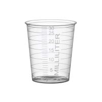 Med Comfort disposable medicine cups, 30ml, 80pcs, colors