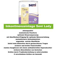Seni Lady Incontinence Pads, Breathable, Discreet, 8 Sizes