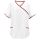 Exner Tunic, White, Asia-Style, Pockets, Coloured Piping, size/Colours