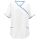 Exner Tunic, White, Asia-Style, Pockets, Coloured Piping, size/Colours