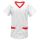 Exner Tunic, 2 Pockets, 175g, White, Coloured Border, XS-5XL