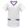 Exner Tunic, 2 Pockets, 175g, White, Coloured Border, XS-5XL