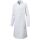Exner Ladies Coat, Long Sleeve, Stand-Up Collar, Slit, White, size