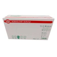 Noba NOBAGLOVE® Soft Vinyl Disposable Gloves, XS-XL,100pcs