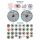 Erler Zimmer Anatomical Chart "Iris Diagnosis", Different Sizes
