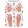 Erler Zimmer Anat. Chart "Reflexzones Hand and Foot", Different Sizes