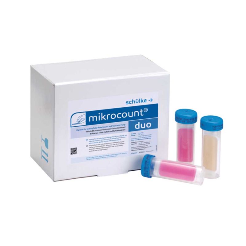 Hygiene control with germ indicators Schülke Mikrocount® Duo Keimindikatoren